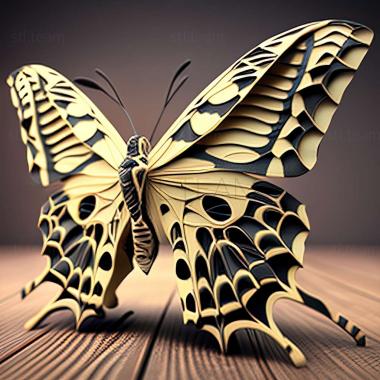 3D model Papilio arcturus (STL)